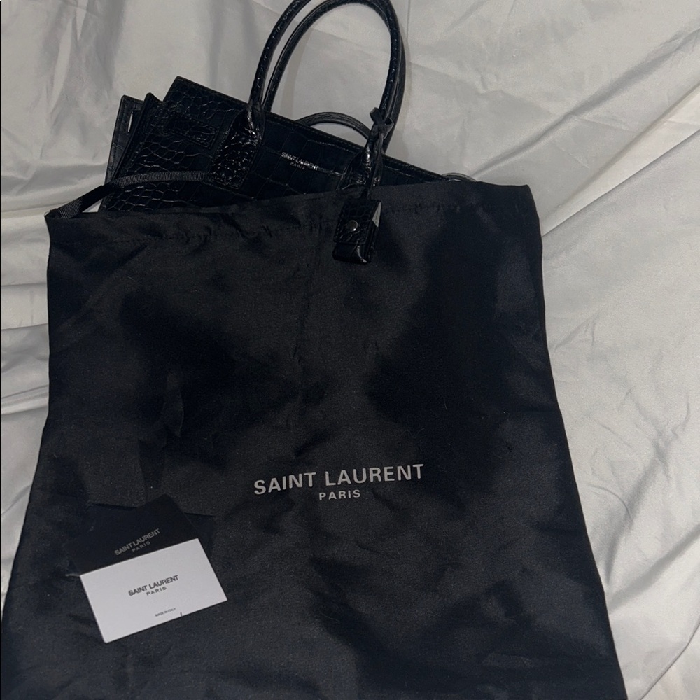 YSL Embossed Handbag - Picture 7 of 7
